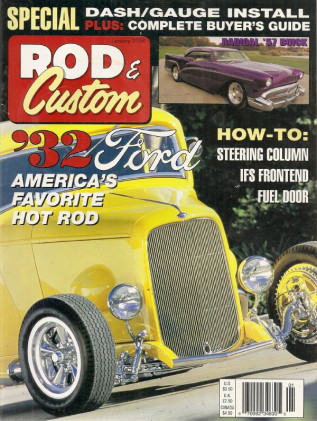 ROD & CUSTOM 1998 JAN - FACTORY GAUGE CLUSTER MODERNIZED, F-GLASS FUEL DOOR